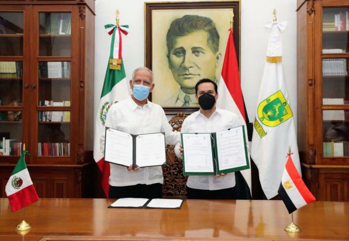 Yucatán y Egipto firman Acuerdo de Cooperación y Amistad